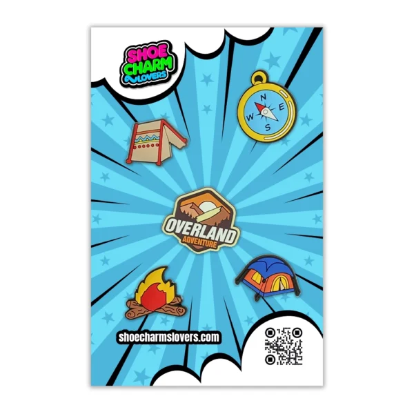 Camping & Outdoor Adventure Shoe Charms Bundle – Compatible con Crocs & Sneakers - Image 4
