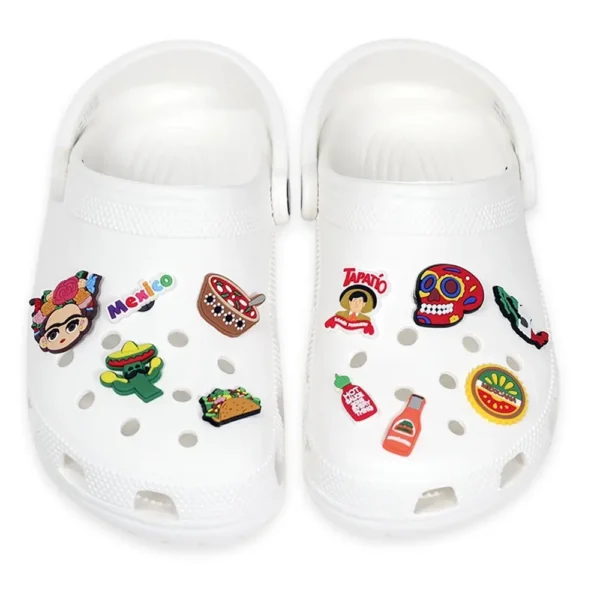 Mexican Shoe Charms Bundle- Compatible with Crocs and Sneakers - Image 2