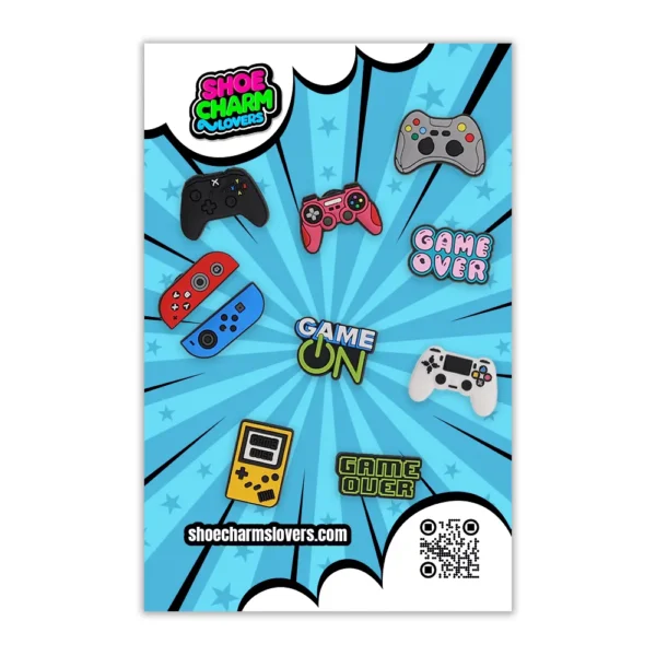 Game Charms – Shoe Charms Compatible with Crocs & Sneakers - Image 3
