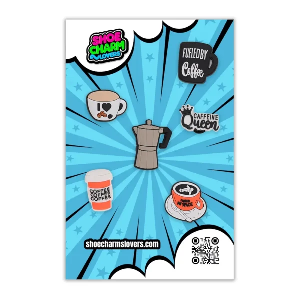 Coffee Shoe Charms Espresso Lover Bundle Compatible with Crocs - Image 4