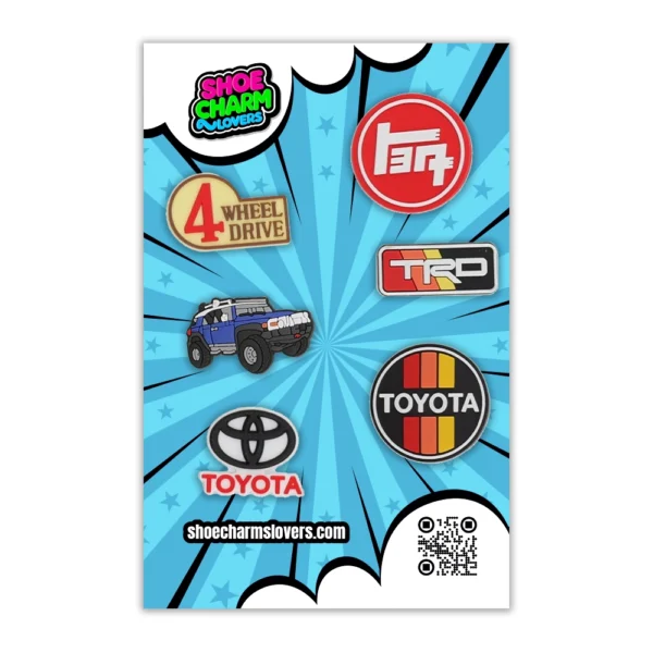 Toyota FJ Cruiser Shoe Charms Bundle – Adventure-Ready Style - Image 3