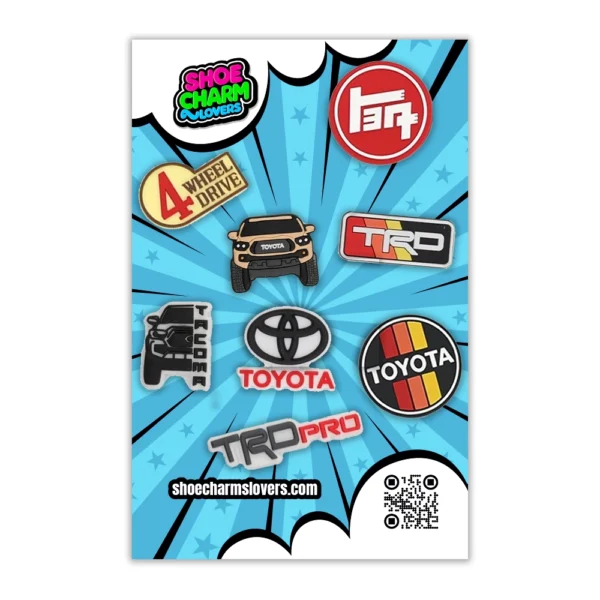 Toyota Tacoma Charm Beige Bundle – Shoe Charm Compatible with Crocs & Sneakers - Image 3