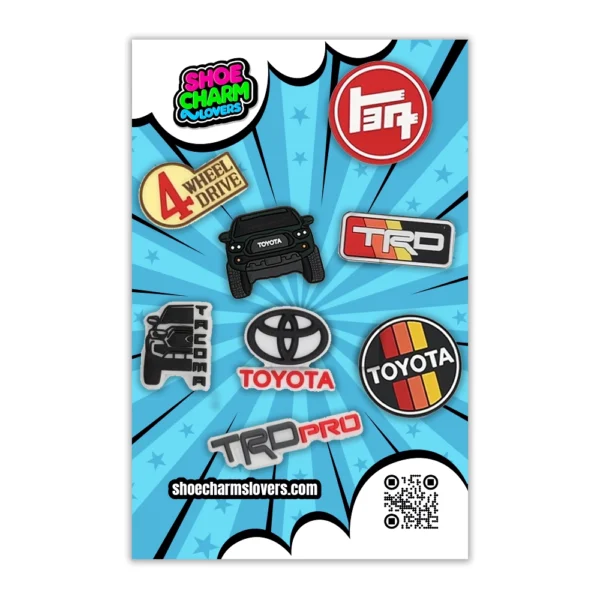 Toyota Tacoma Shoe Charms  Green Bundle –  Compatible with Crocs & Sneakers - Image 3