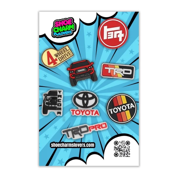 Toyota Tacoma Shoe Charms Bundle – Shoe Charms Compatible with Crocs & Sneakers - Image 3
