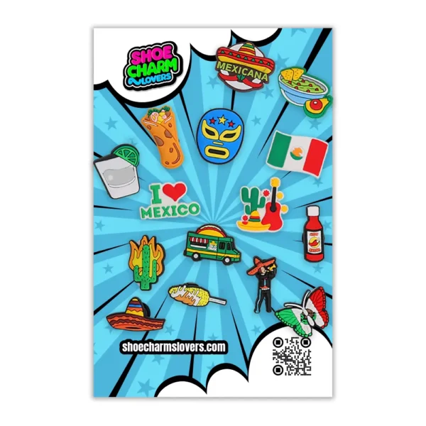 Mexico Shoe Charms Bundle - Charms Mexicanos for Crocs & Sneakers - Image 3