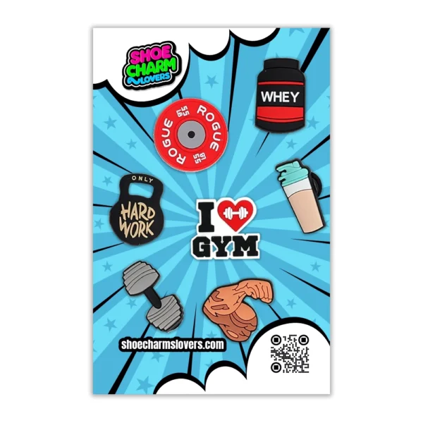 Gym Shoe Charm Bundle – Compatible with Crocs & Sneakers - Image 3