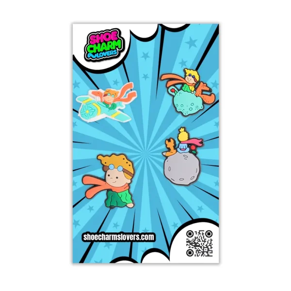 Blister packaging of The Little Prince shoe charms