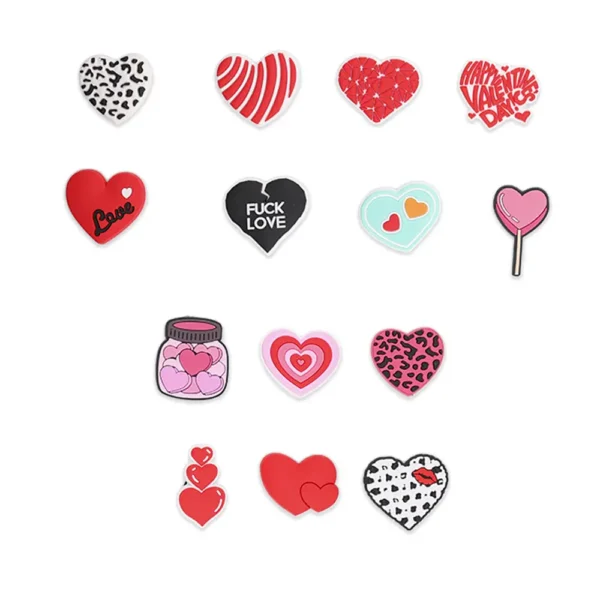 Heart Shoe Charms Bundle – every step reflects your sweet, rebellious, or romantic side