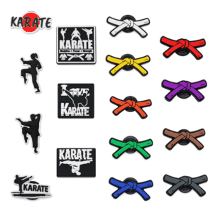 Karate Shoe Charms Bundle – Show Your Martial Arts Spirit with Every Step